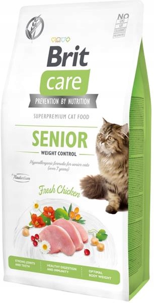 Levně Brit Care Cat Gf Senior Weight Control 7kg