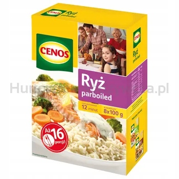 Levně Cenos Paraboiled rýže 8 X 100 G