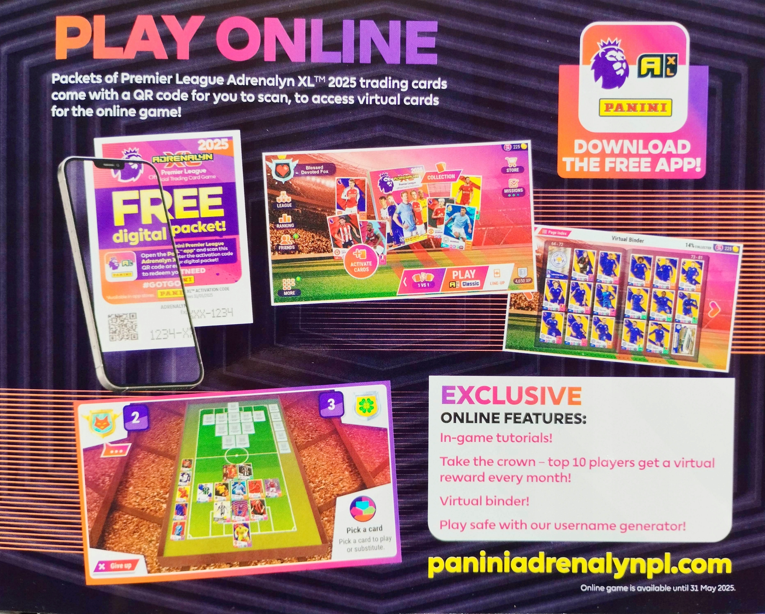 PANINI PREMIER LEAGUE 2025 karta BASE 39 DECLAN RICE ARSENAL Długość 9 cm