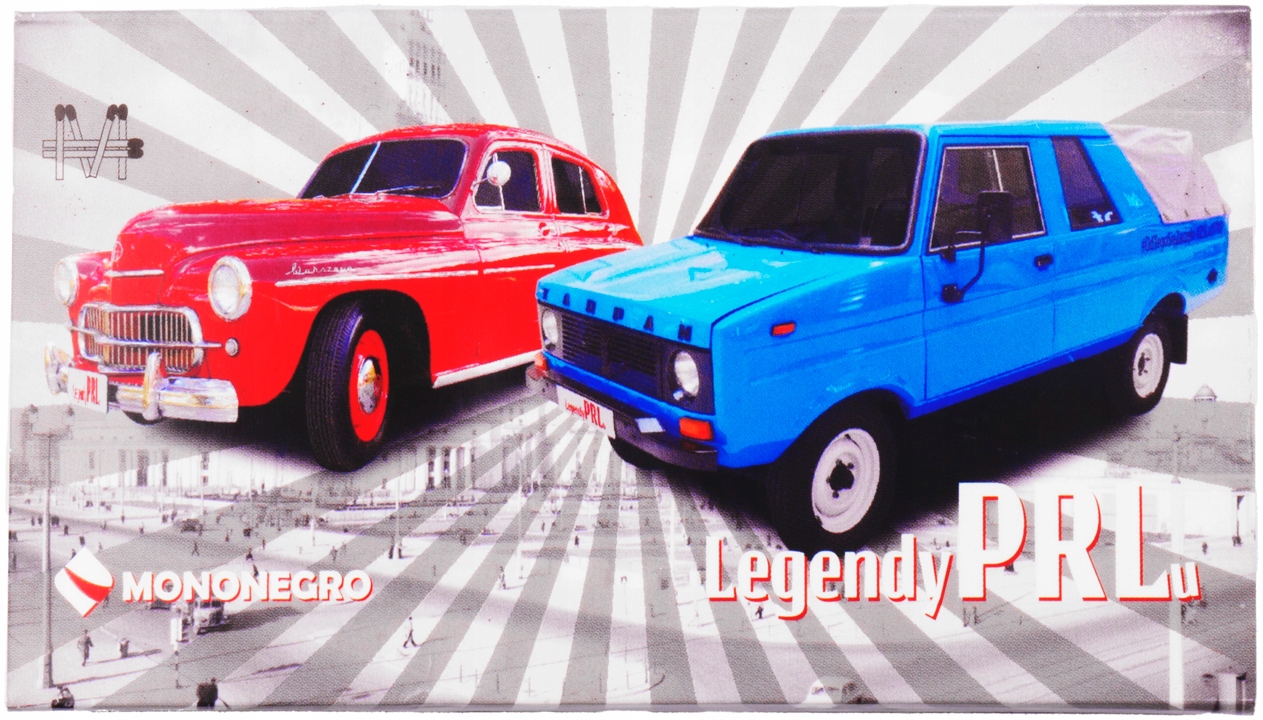 Zapałki Gospodarcze 250szt 55mm Legendy PRL Model MONONEGRO