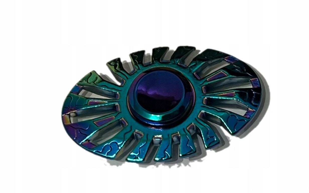 HAND FIDGET SPINNER TĘCZOWY METALOWY CRAB POLSKA ! Rodzaj Fidget Spinner