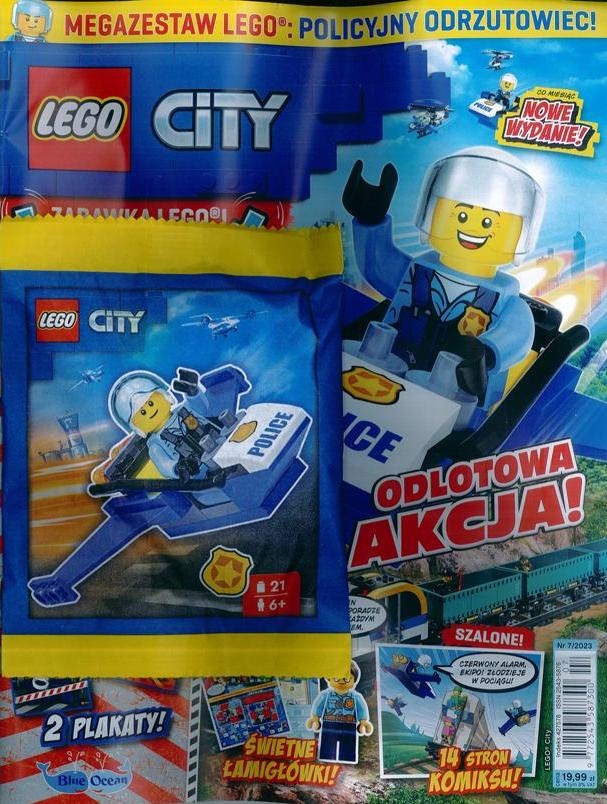 Lego City 7 2023 pilot i odrzutowiec