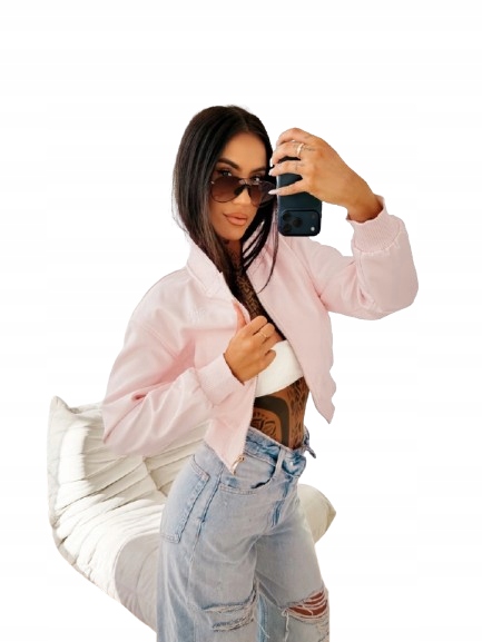 Kurtka damska bomberka Olavoga Masti 2026 róż M