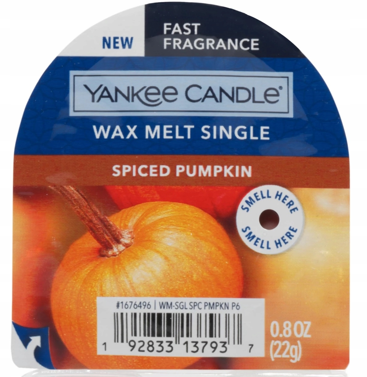 

Yankee Candle Wosk Zapachowy Spiced Pumpkin 22g