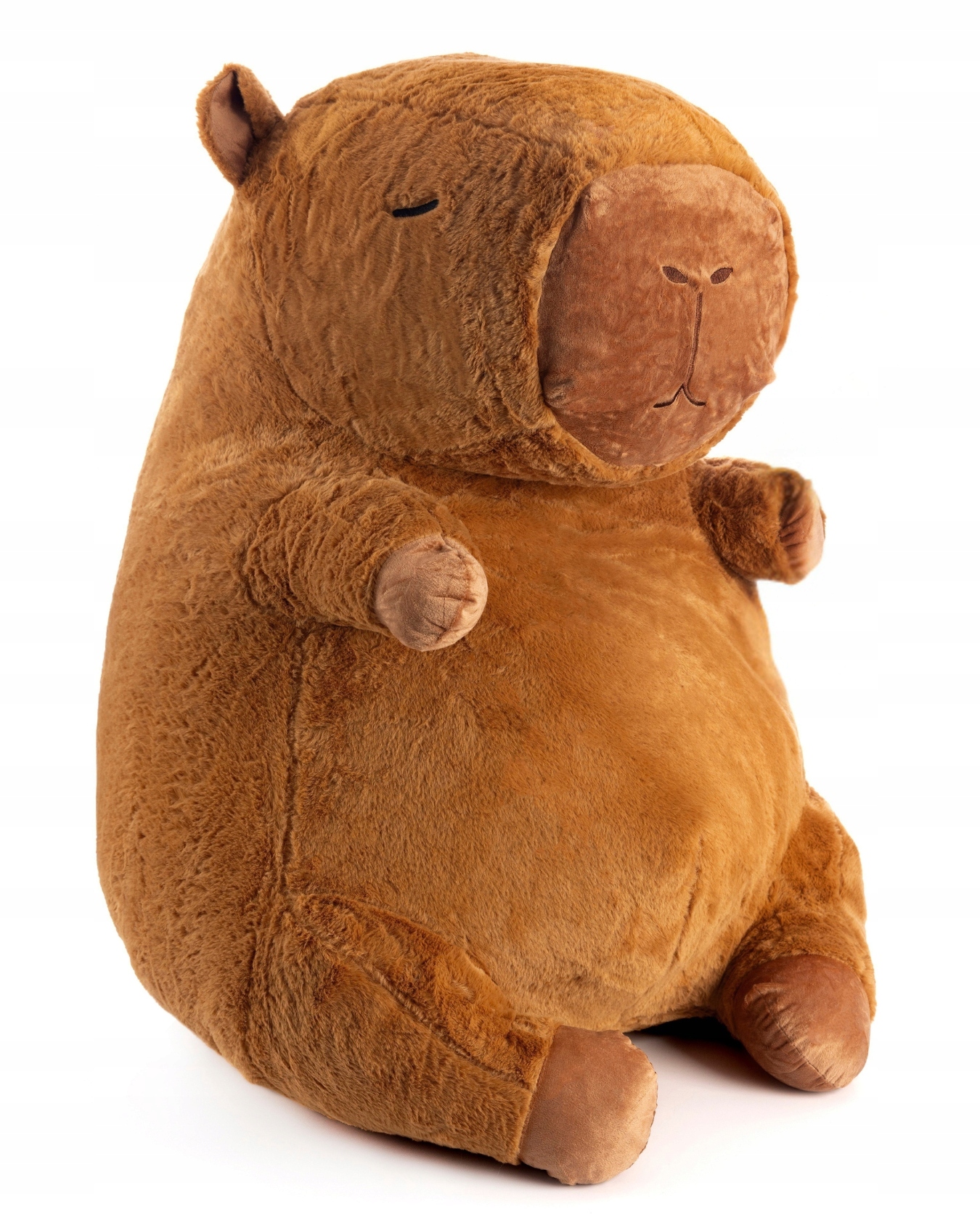 Miś Gustaw Duża Kapibara Peter Maskotka Pluszak Przytulanka Brązowa 80CM