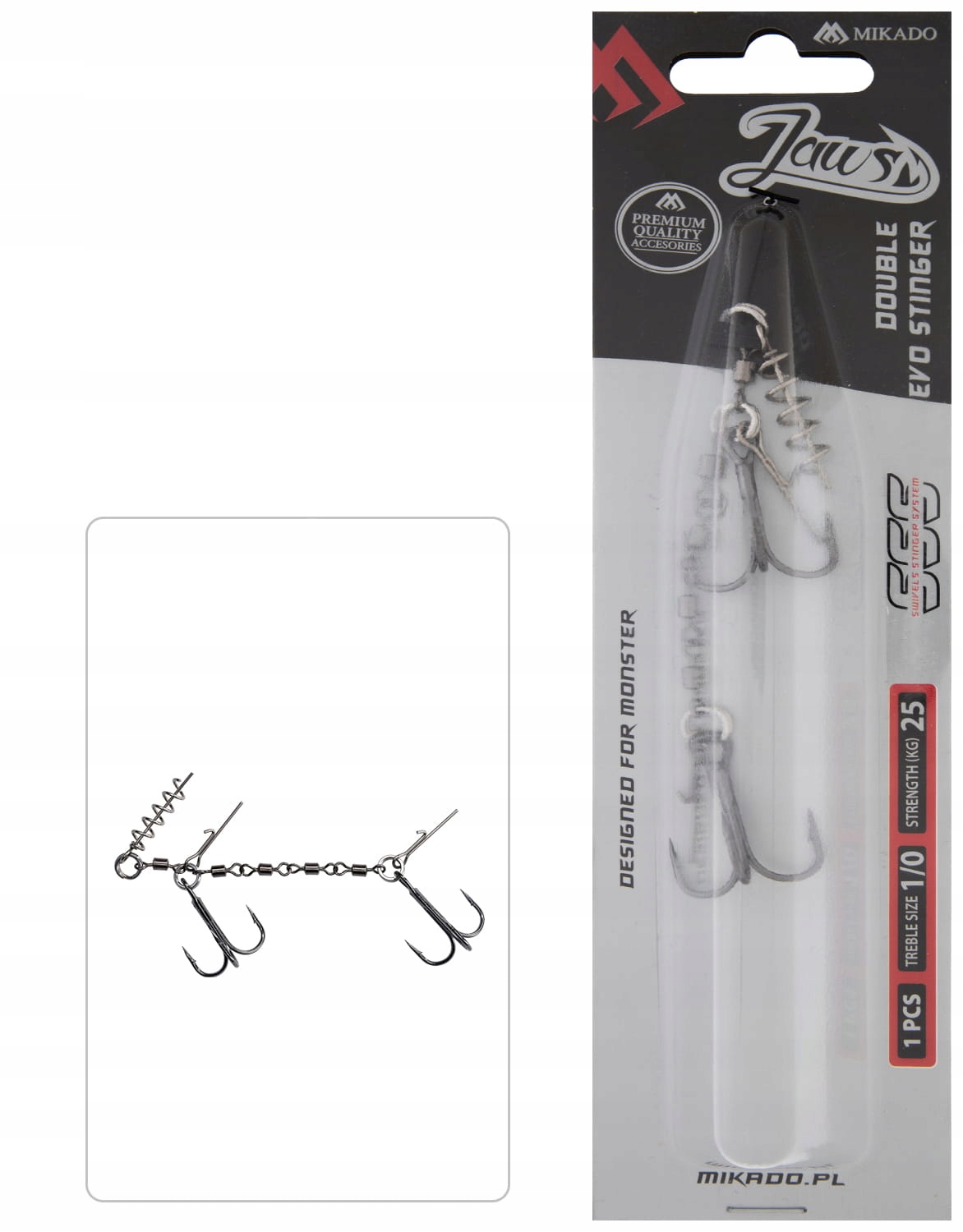 

Dozbrojka Z Krętlików Jaws Double Evo Stinger XL