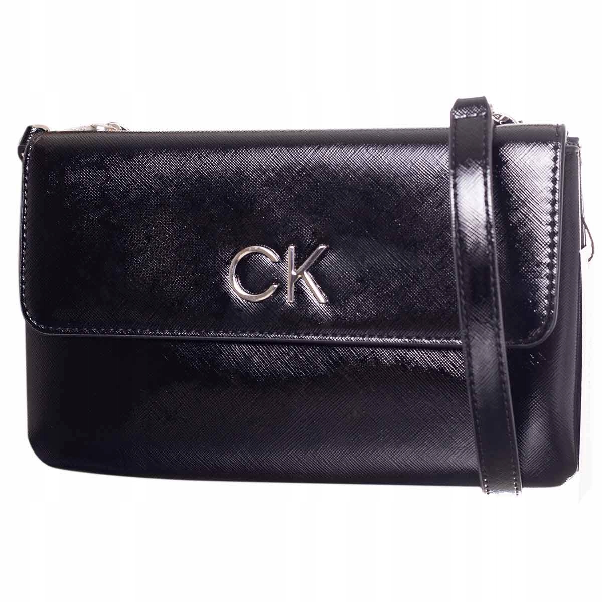 Calvin Klein Torebka Damska Re-lock Xbody Black