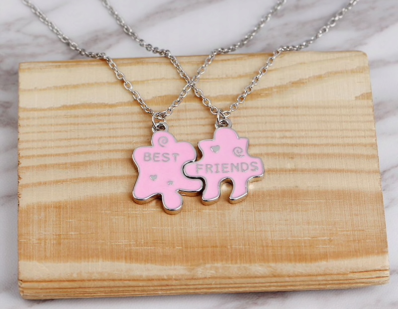 ŁAŃCUSZKI ZESTAW 2szt BFF PUZZLE DLA PRZYJACIÓŁEK Marka Inna marka