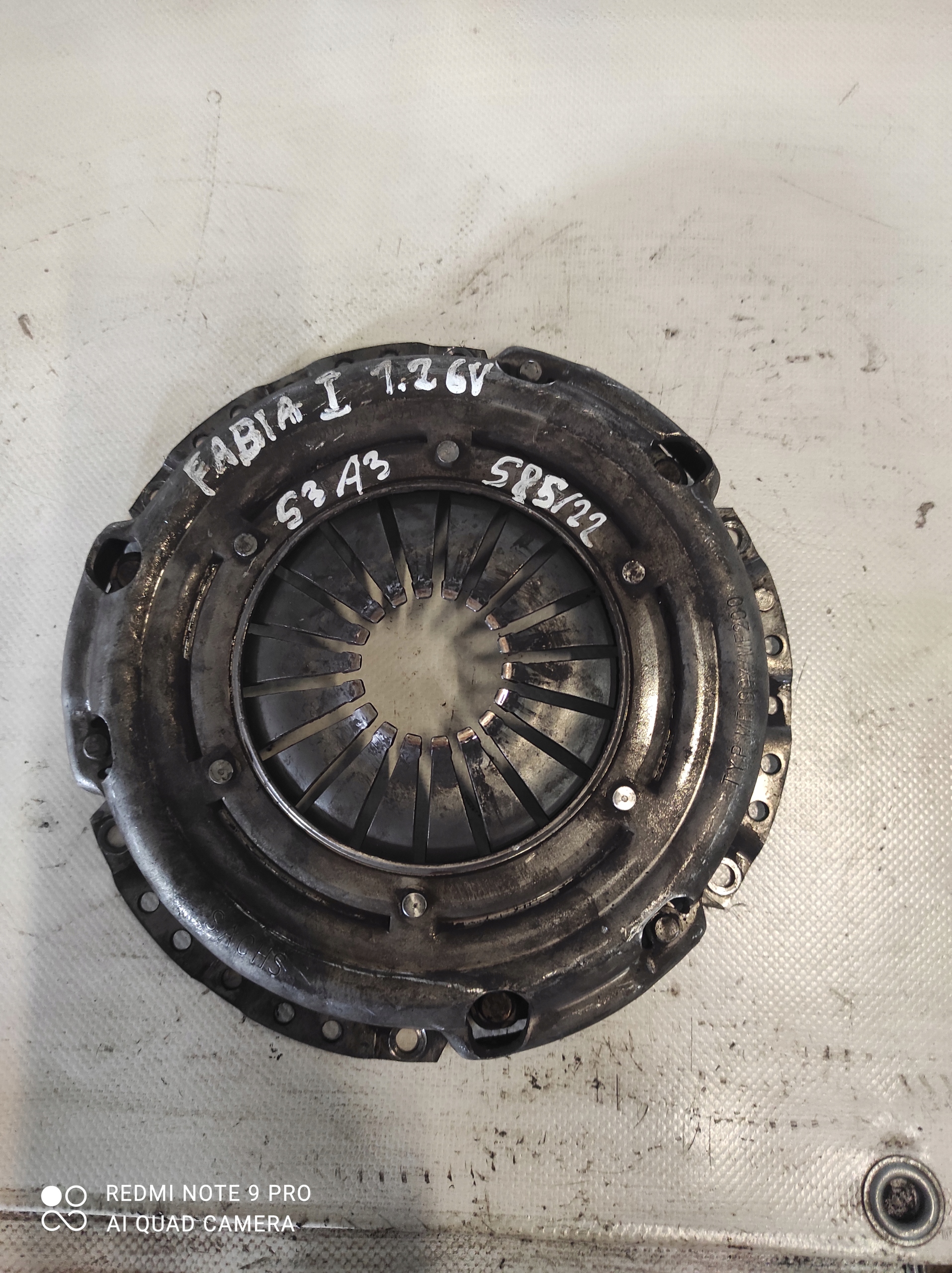 de pression Embrayage SKODA FABIA et 1.2
