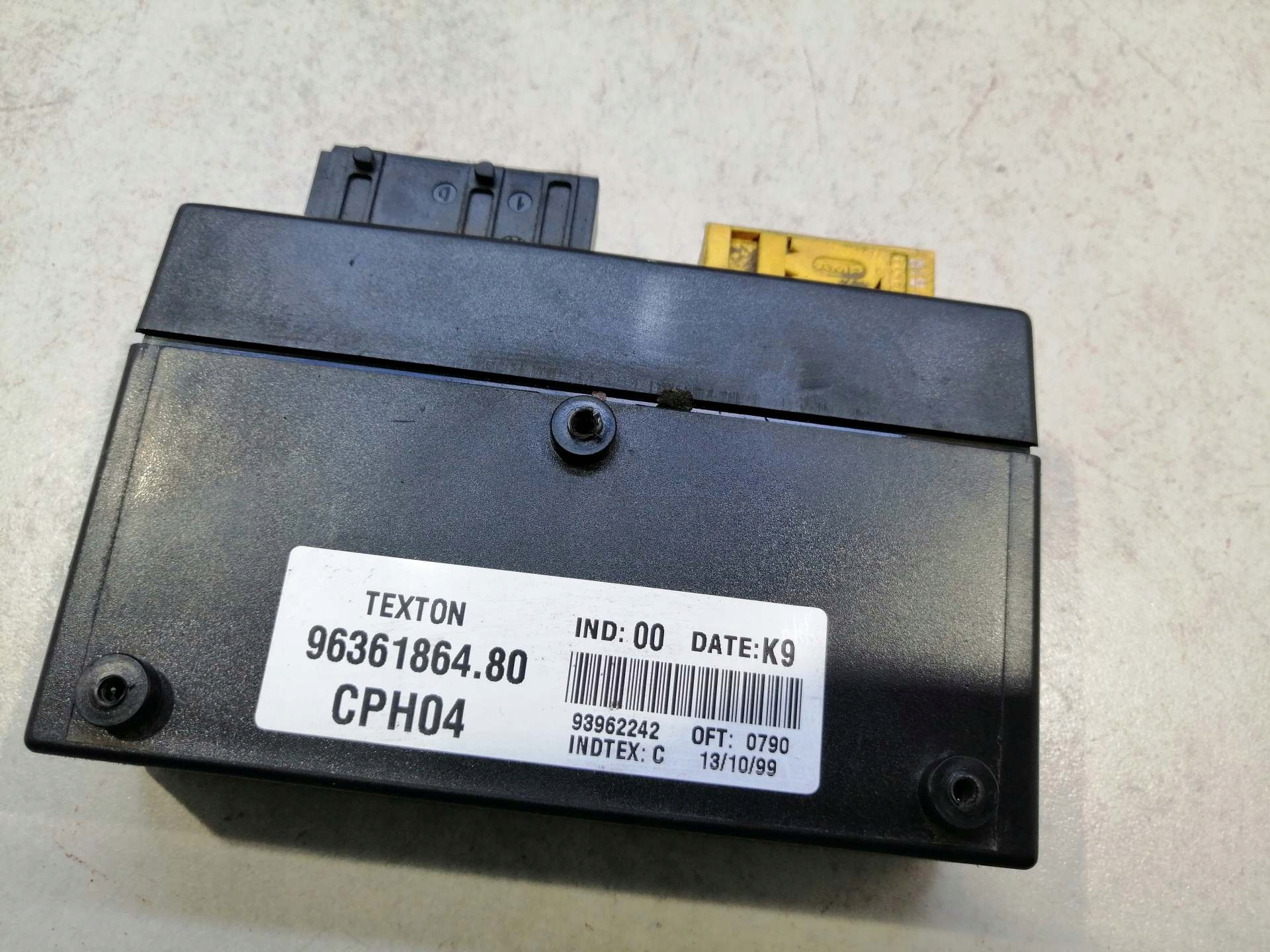 Module PSA FIAT SCUDO 1.9 D 9636186480
