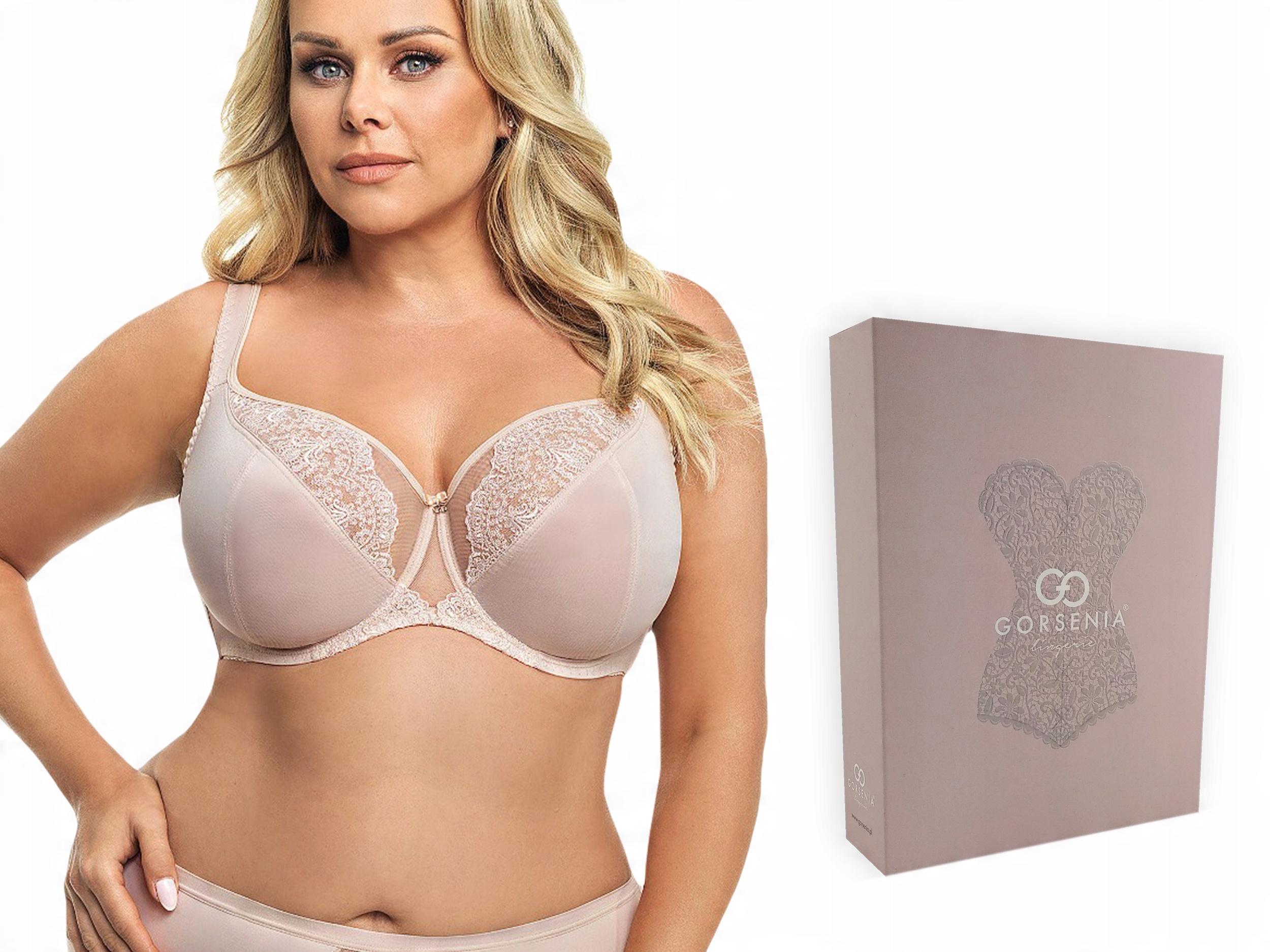 

Biustonsz soft Gorsenia K628 Milano, Beżowy, 70M