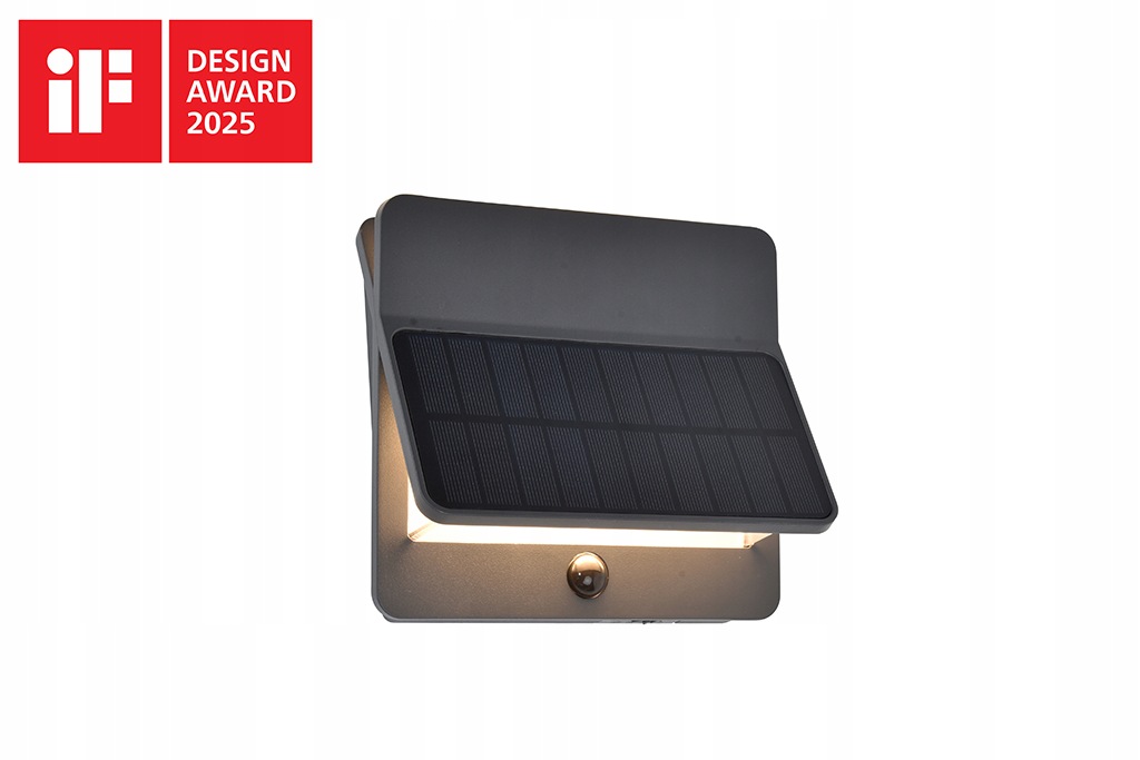 Venkovní solární Led svítidlo 12,6 W Pir 1100 lm Aleta Lutec