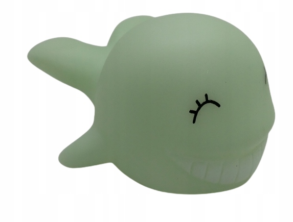 

gumowy gryzak wieloryb z piszczałką - wielkość 6cm