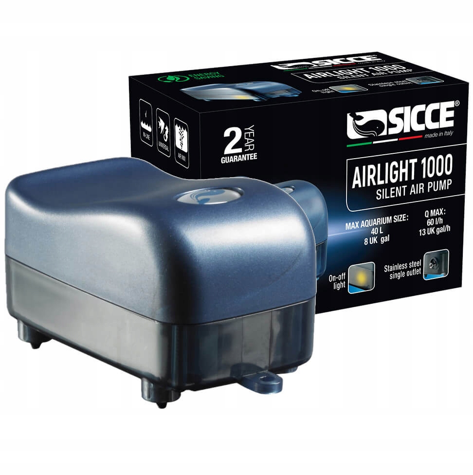 Levně Sicce Airlight 1000 Provzdušňovač do akvária 60l/
