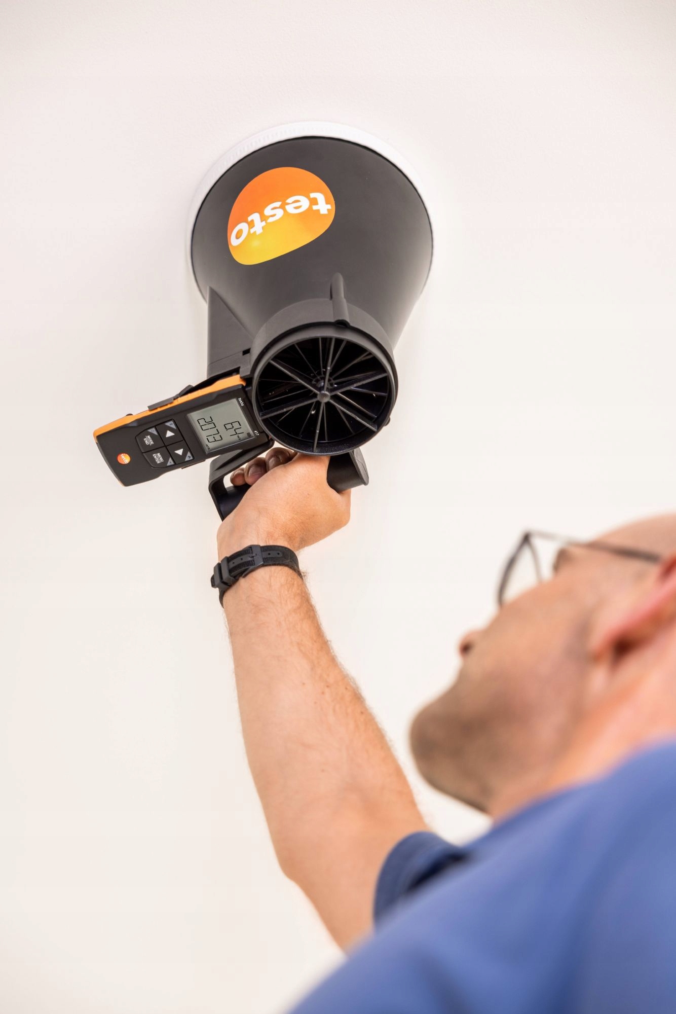 Anemometr Testo 417 nowość z zestawem rękawów Marka Testo