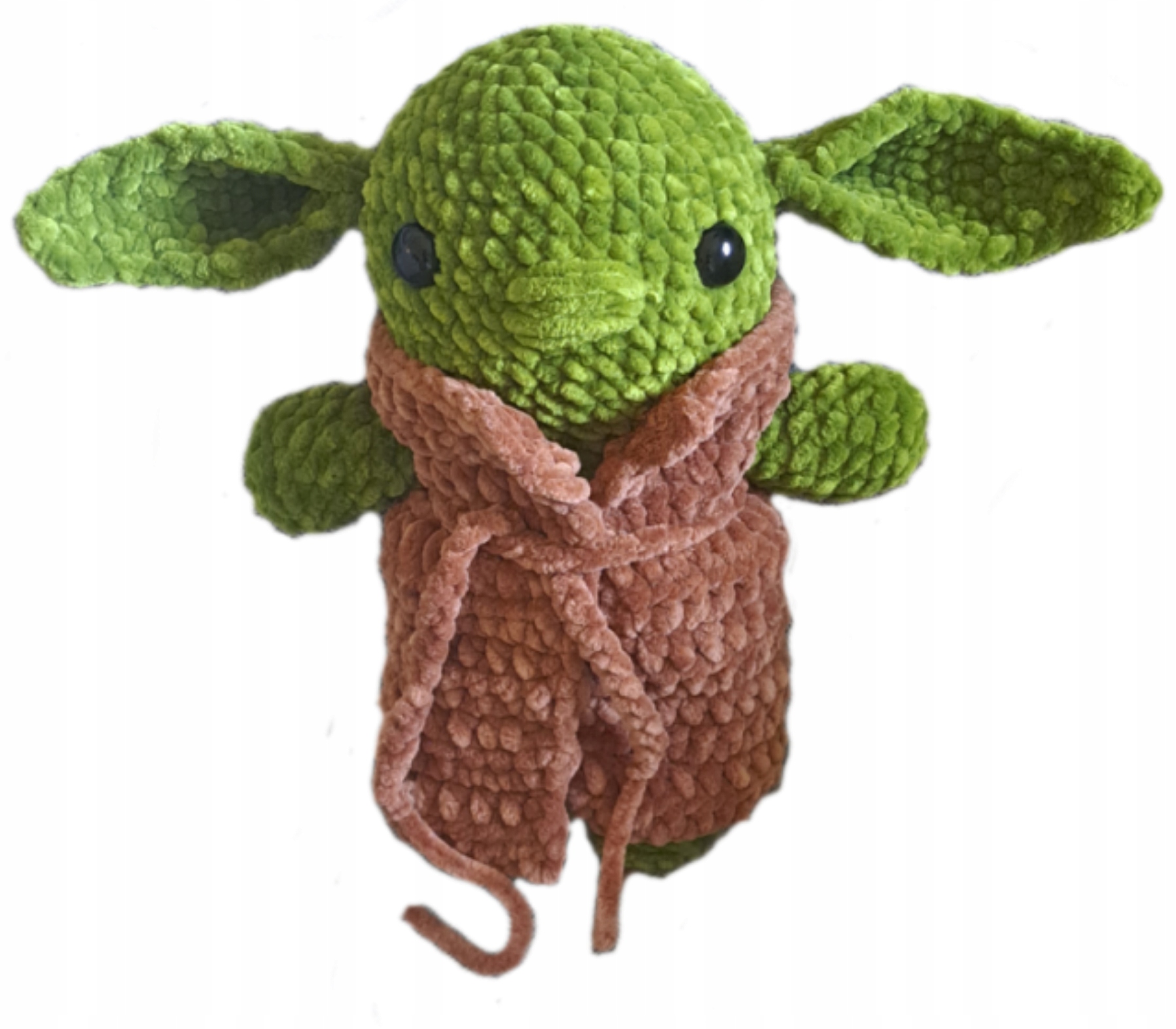Baby Yoda na háčkování hračka plyšák handmade