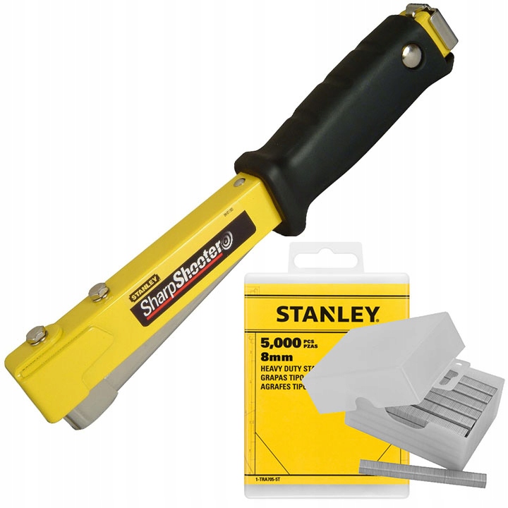 Kladívková sešívačka pro sponky G 6/8/10 v sadě Sponky G 4/11/140 Stanley