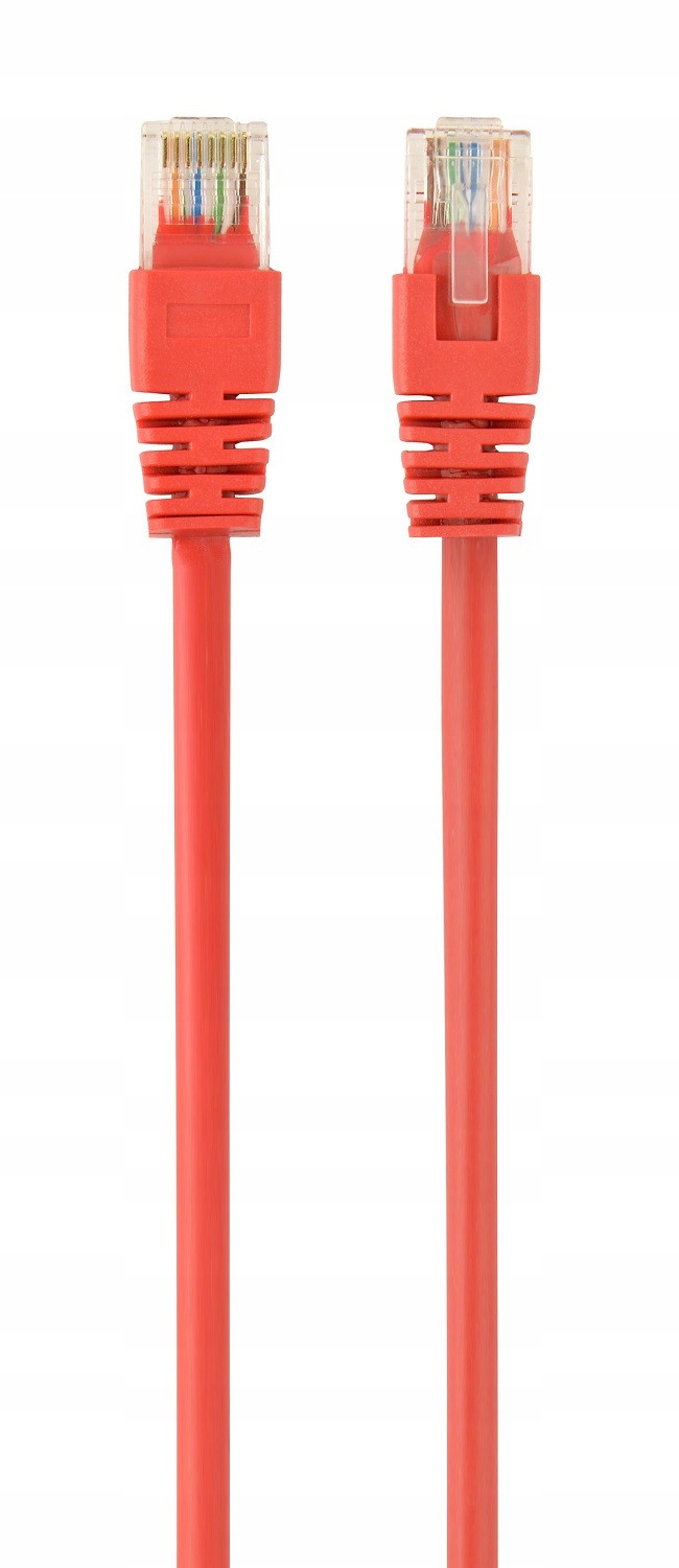 

Kabel sieciowy Lan RJ-45 Utp kat.6 czerwony 1m