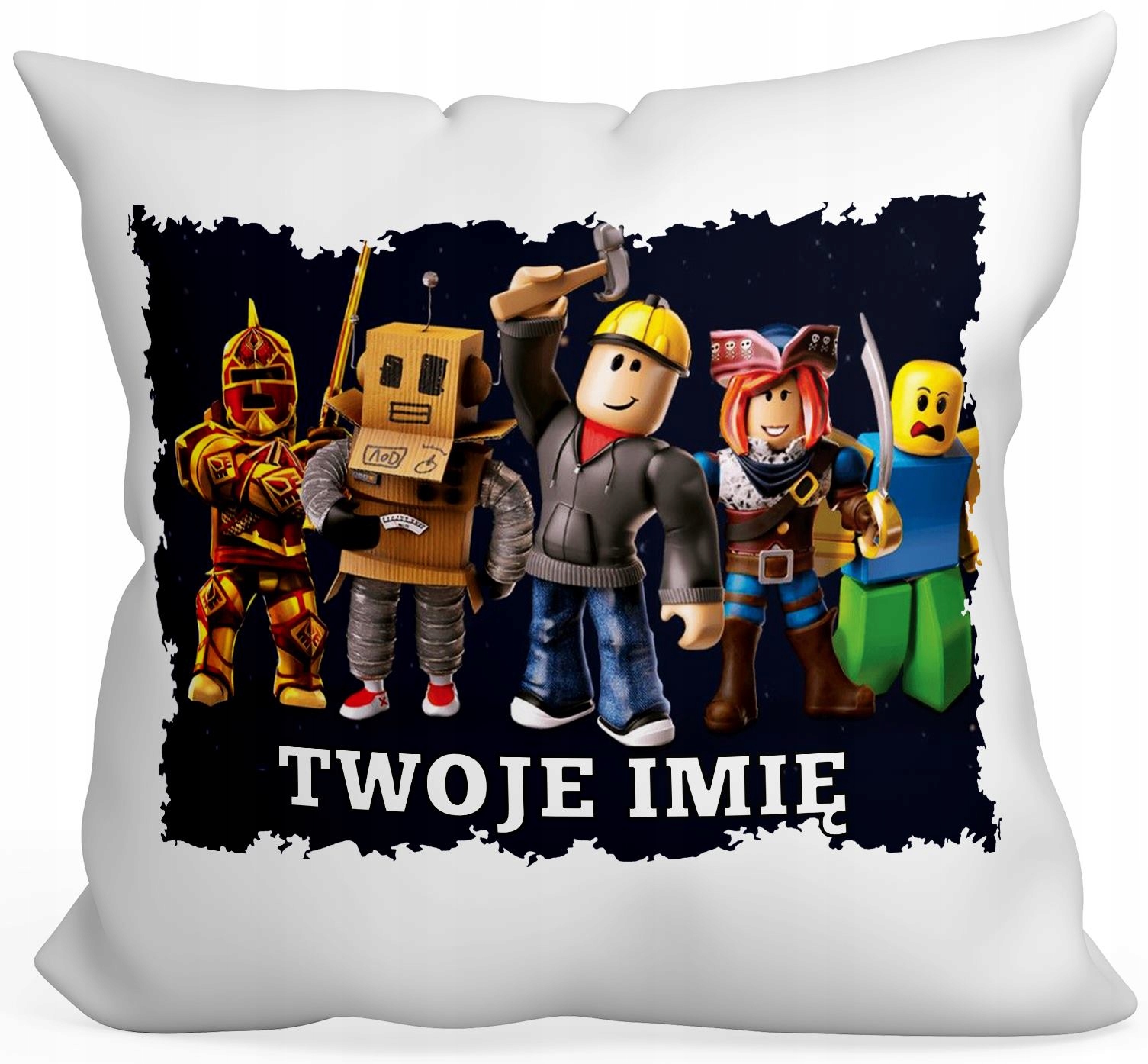 

Roblox Poduszka Dla Dziecka 40x40+DOWOLNE Imię