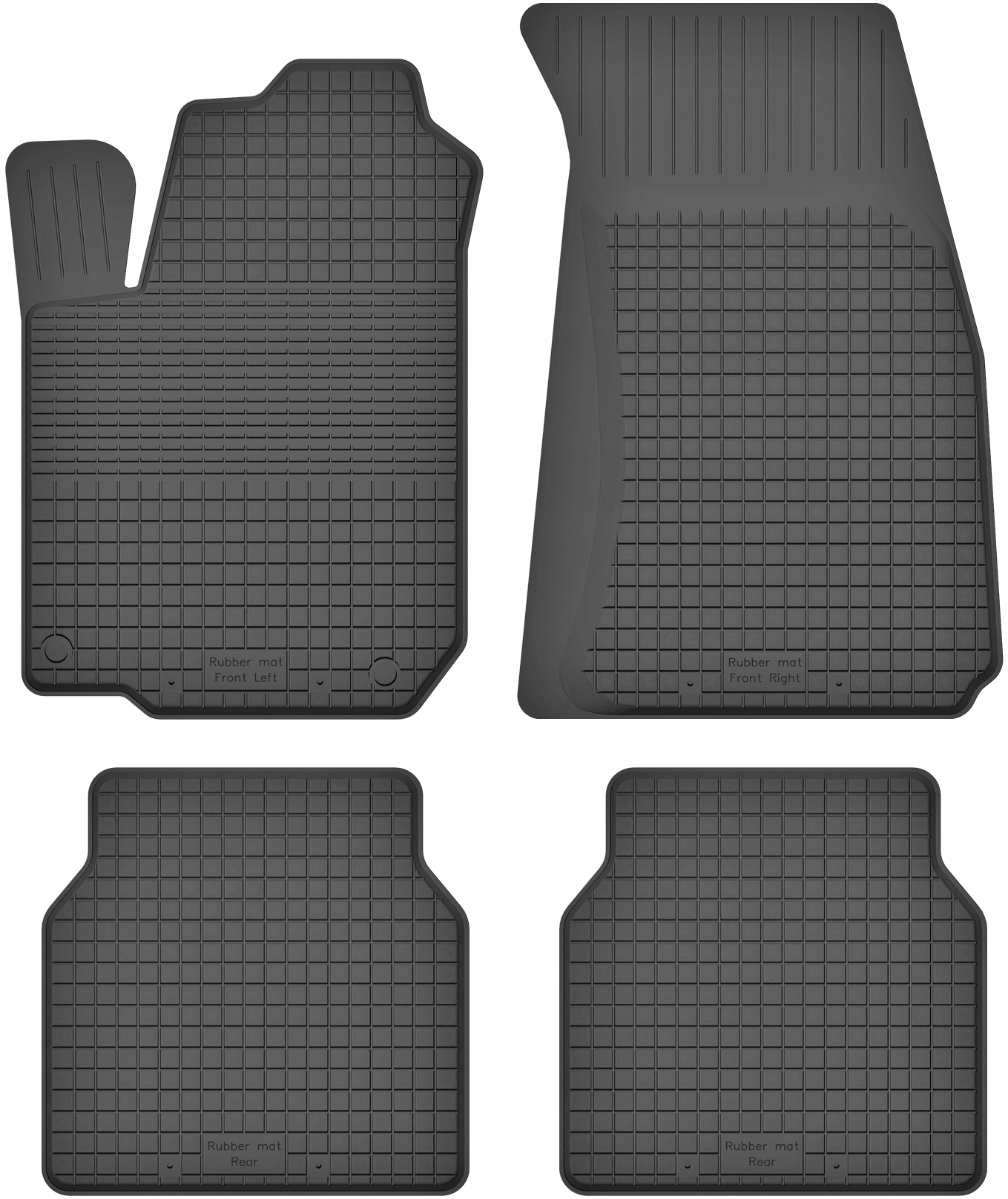 

Dywaniki gumowe wycieraczki do Saab 9-3 II 02-15