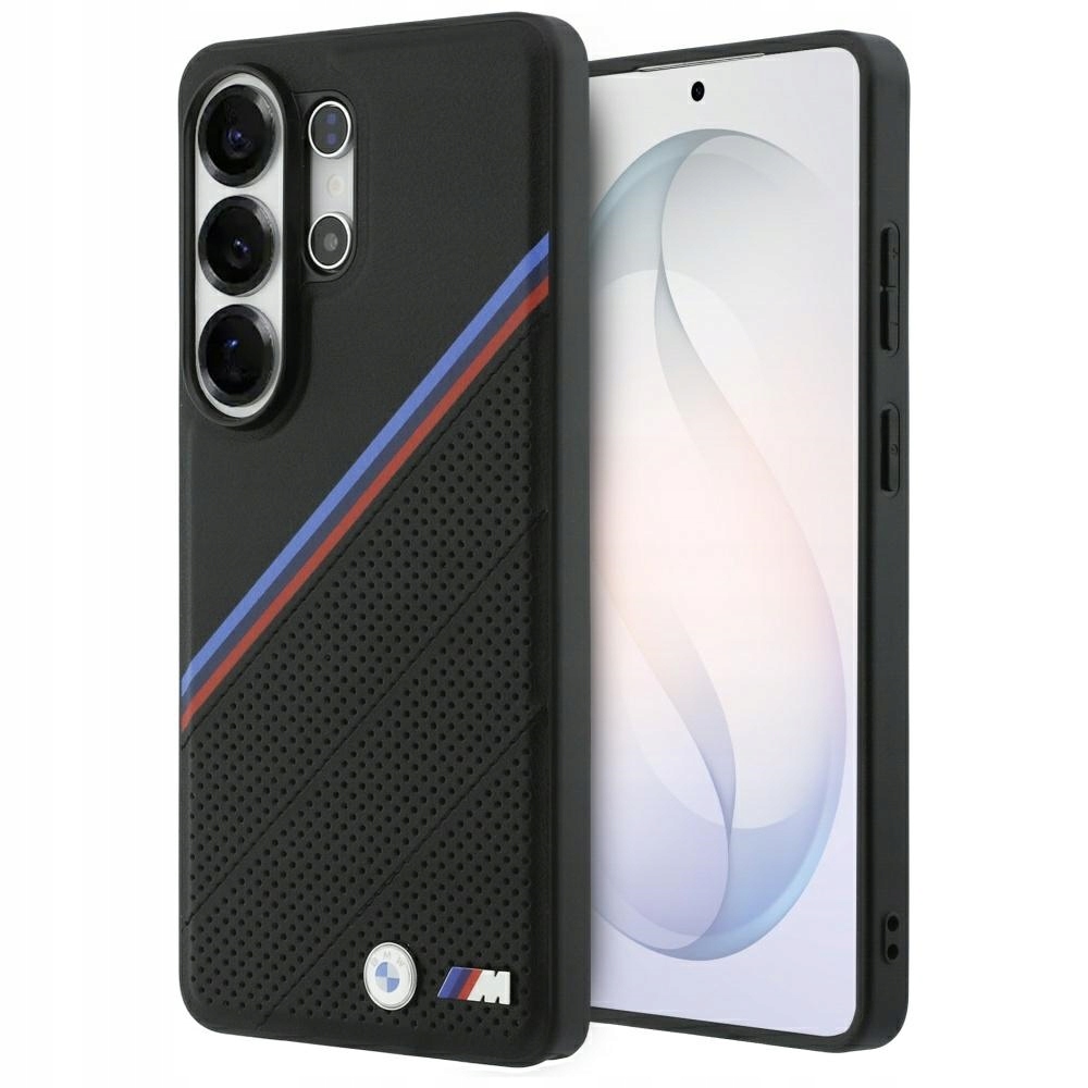 Bmw Tricolor MagSafe pouzdro Kožené kryt obal pro Galaxy S26 Ultra