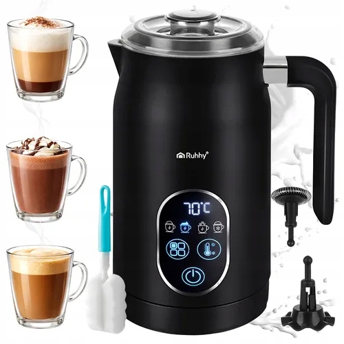 Napeňovač mlieka s displejom 500 W Ruhhy26649