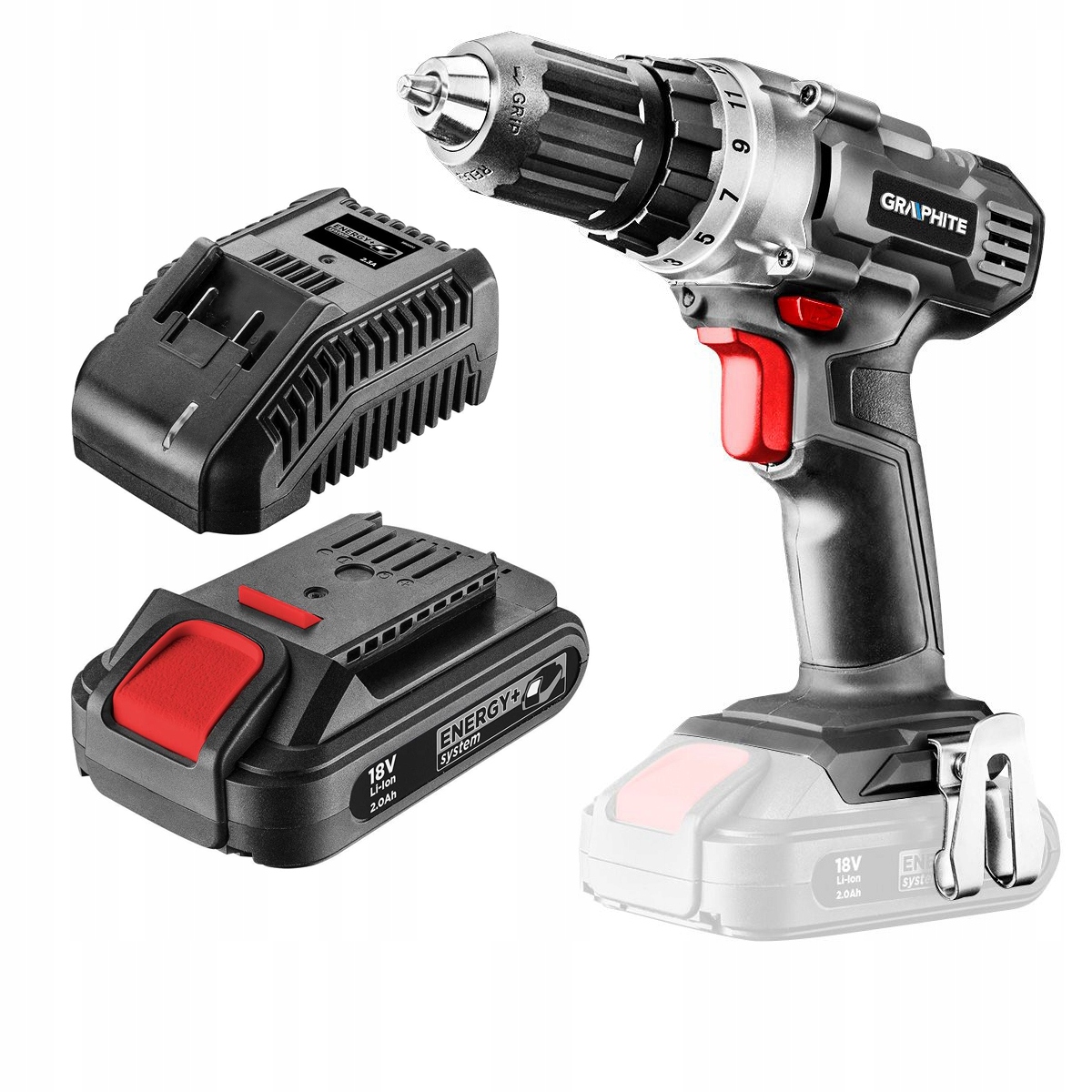 

Graphite wiertarko wkrętarka 18V 58G000 2,0 Ah