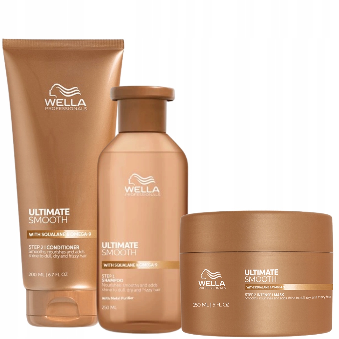 Wella Ultimate Smooth sada pro suché vlasy 3 ks
