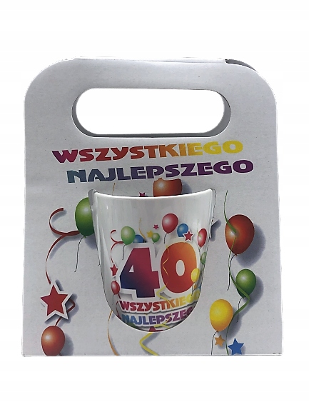 

Kubek Baloniki Na 40 Urodziny