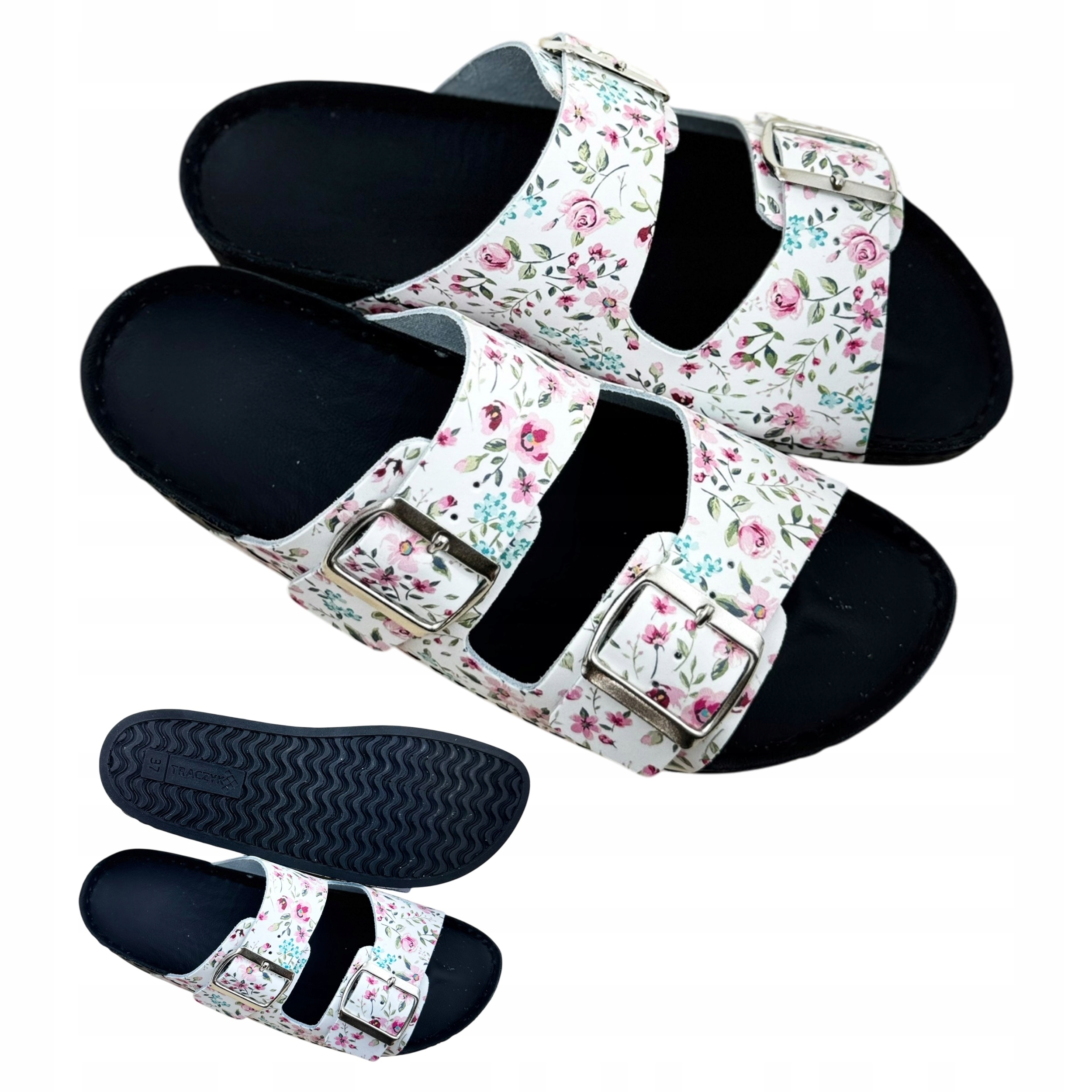 Anatomické Nazouváky Nastavitelné s květinami Profilované Traczyk vel. 40