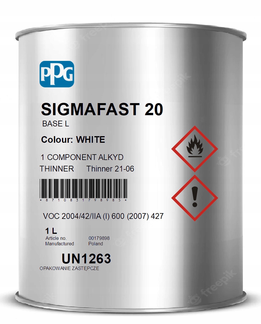 

Ppg Sigmafast 20 Biała 1L Farba Okrętowa