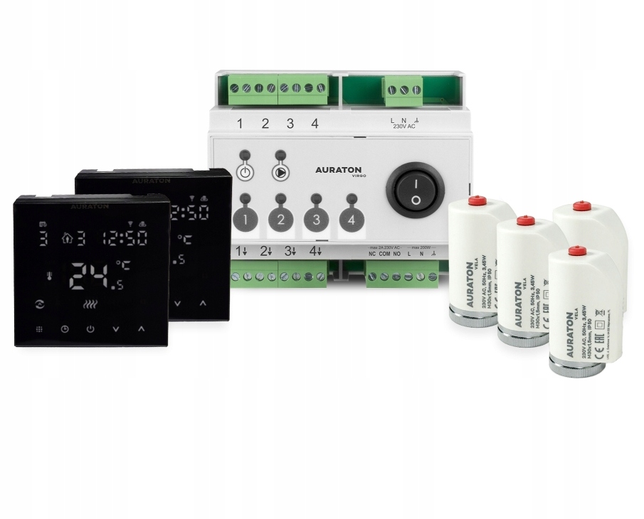 WiFi Ovládání Podlahového Vytápění Auraton 2YA, Virgo – Regulátor Tuya