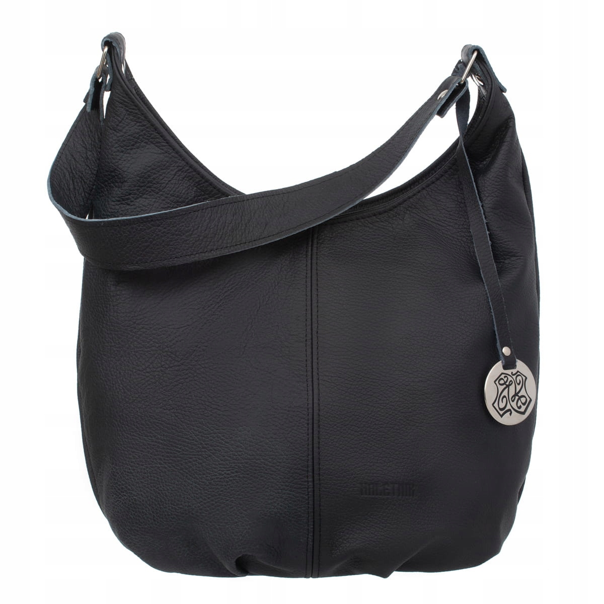 Dámská kožená kabelka Kaletnik Zatoka Černá