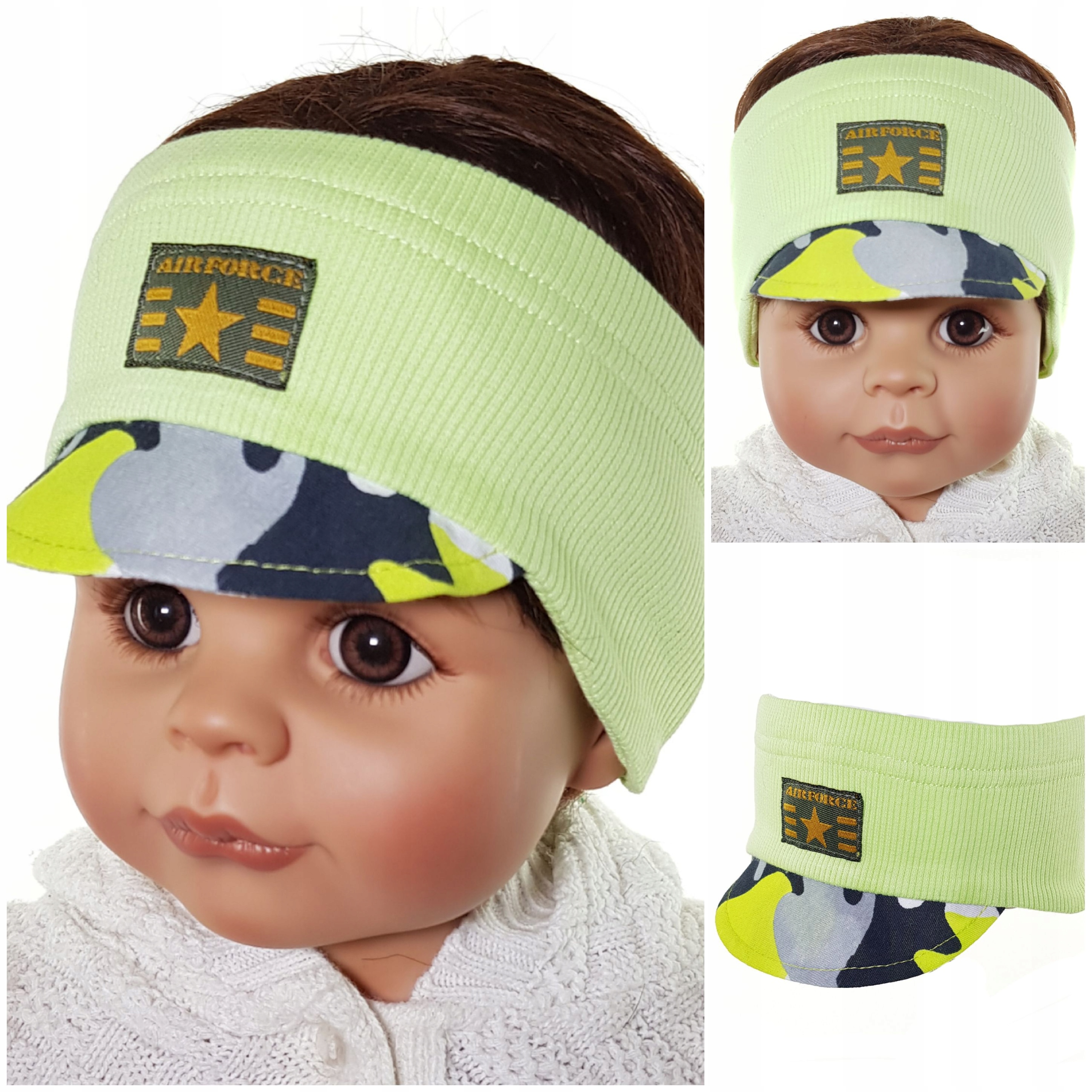 OPASKA MORO DASZEK CHŁOPIĘCA WYPROFILOWANA NA USZY CHŁOPIEC 3-12 MC 12 WZÓR Materiał dominujący bawełna