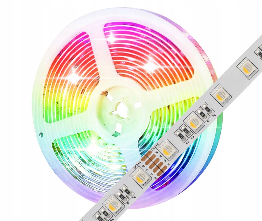 

Taśma Led Rgbw 4w1 rolka 5m Rgb Ciepły 4in1 24V