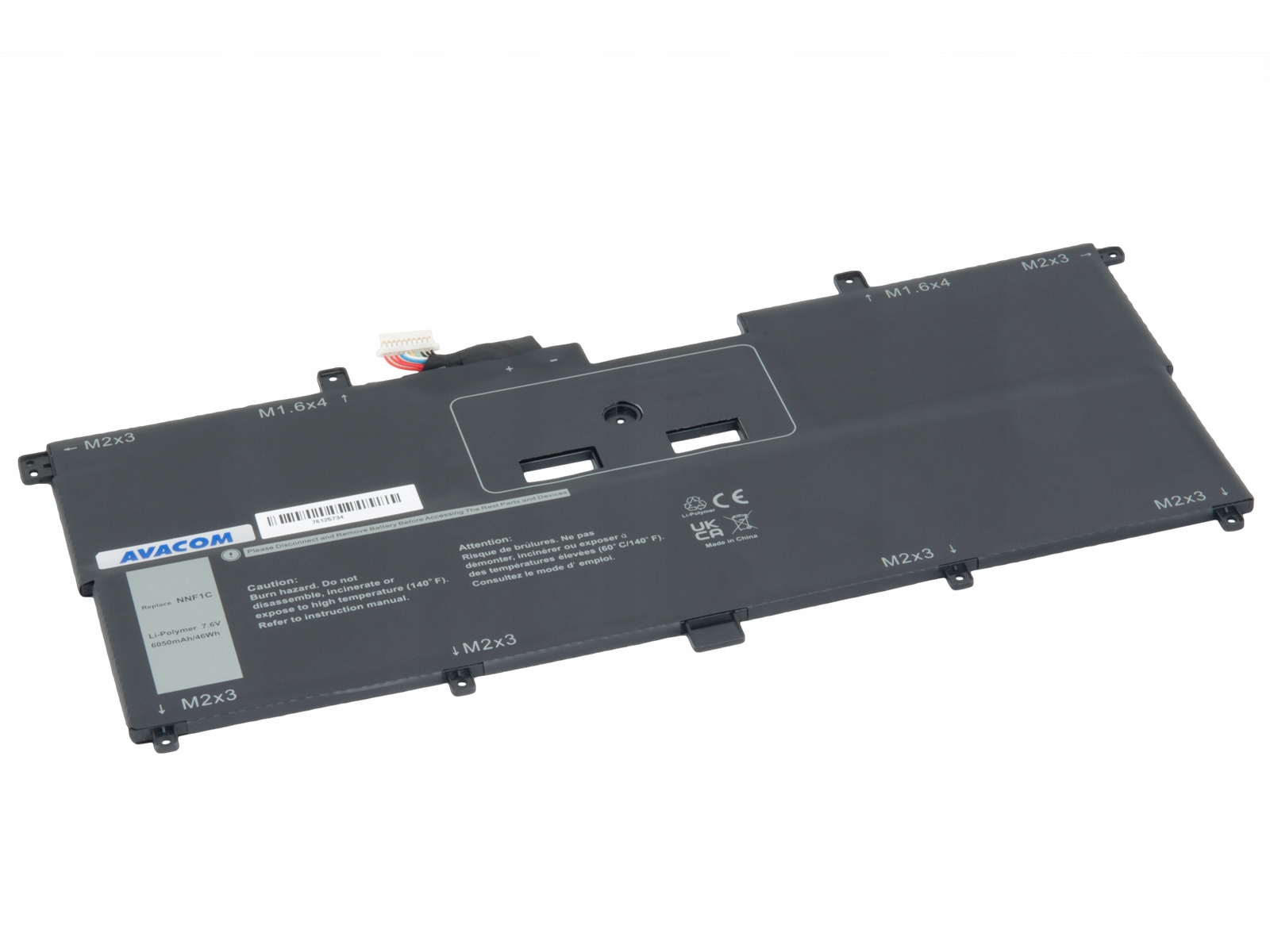 Batéria Avacom pre Dell Xps 9365 Li-Pol 7, 6 V 6050mAh 46Wh NODE-9365-71P