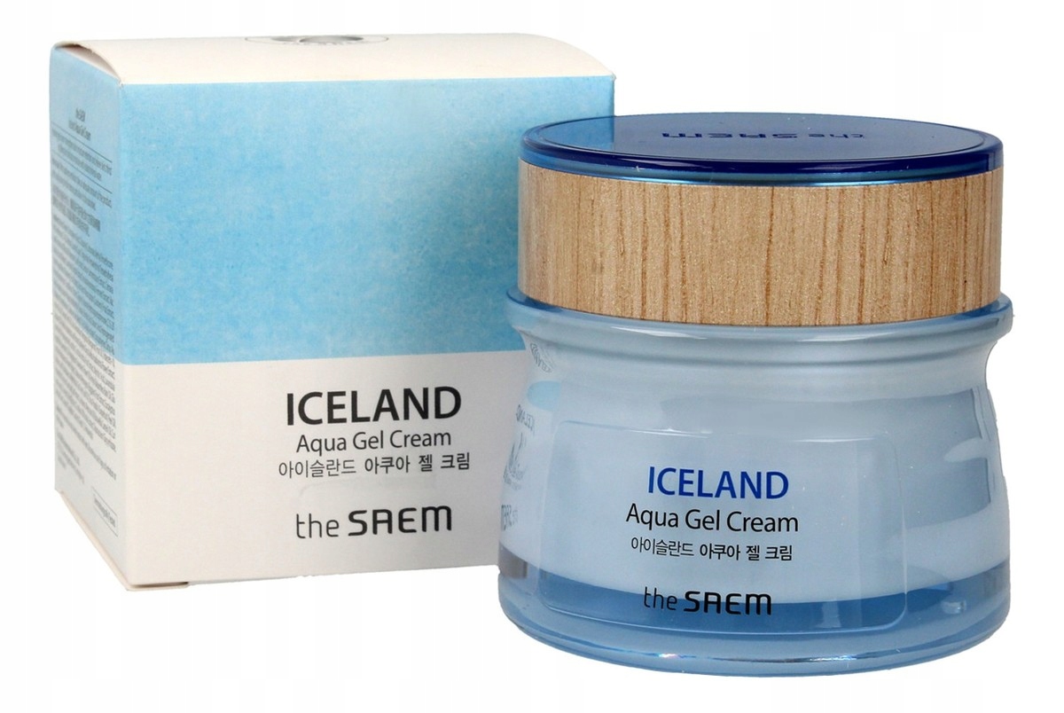 The Saem Iceland Aqua krém-gel na obličej 60 Ml