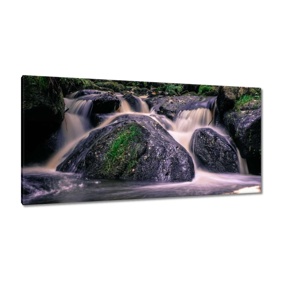 Obrazy 115x55 Tekoucí voda v potoku
