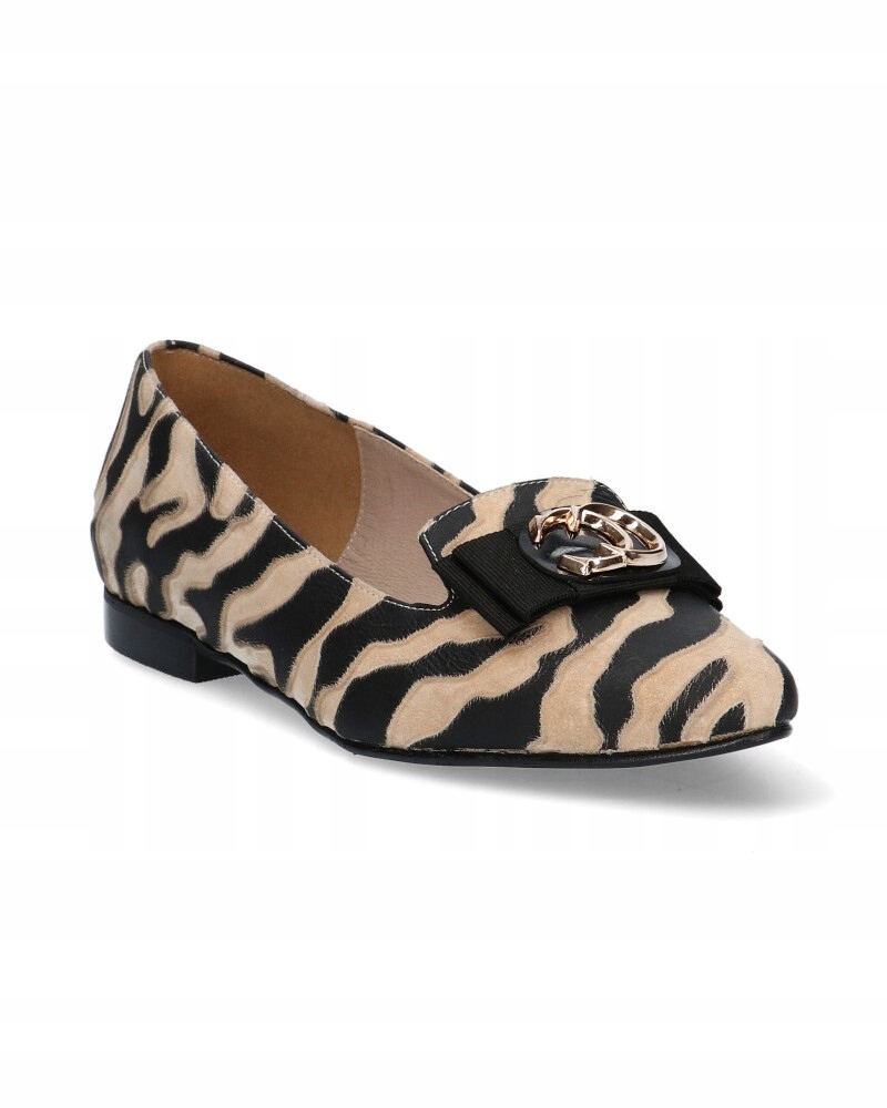 zebra dámské nazouvací balerínky polobotky balerínky lodičky Karino 36