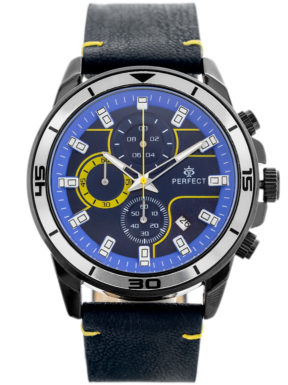 Pánské Hodinky Perfect CH02L Chronograf Box Gravírování