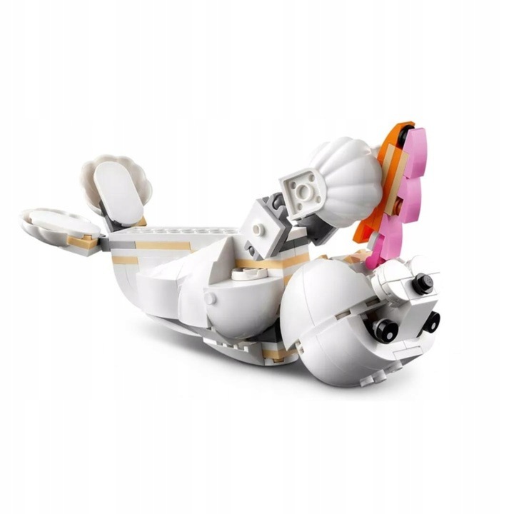 LEGO CREATOR BIAŁY KRÓLIK PAPUGA FOKA ZESTAW 3 w 1 Płeć chłopcy dziewczynki