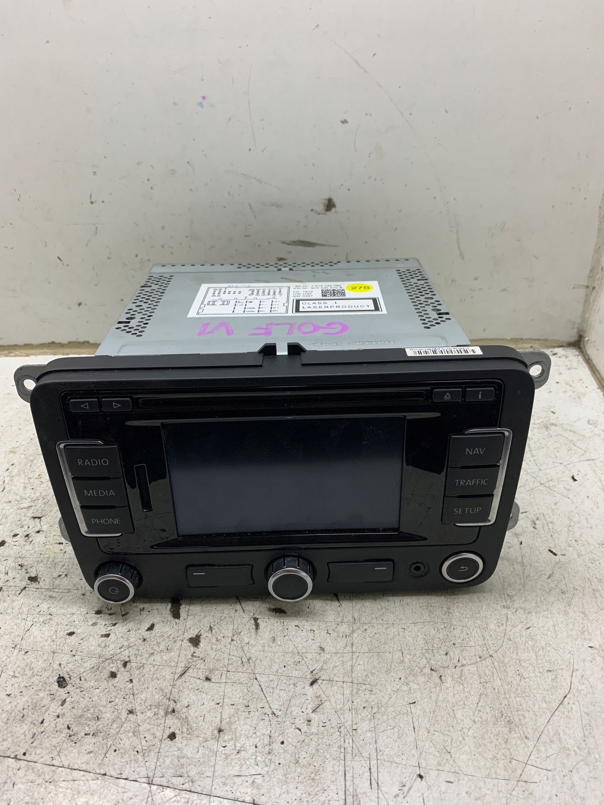 RADIO CD navigation 3C0035270B VW GOLF VI