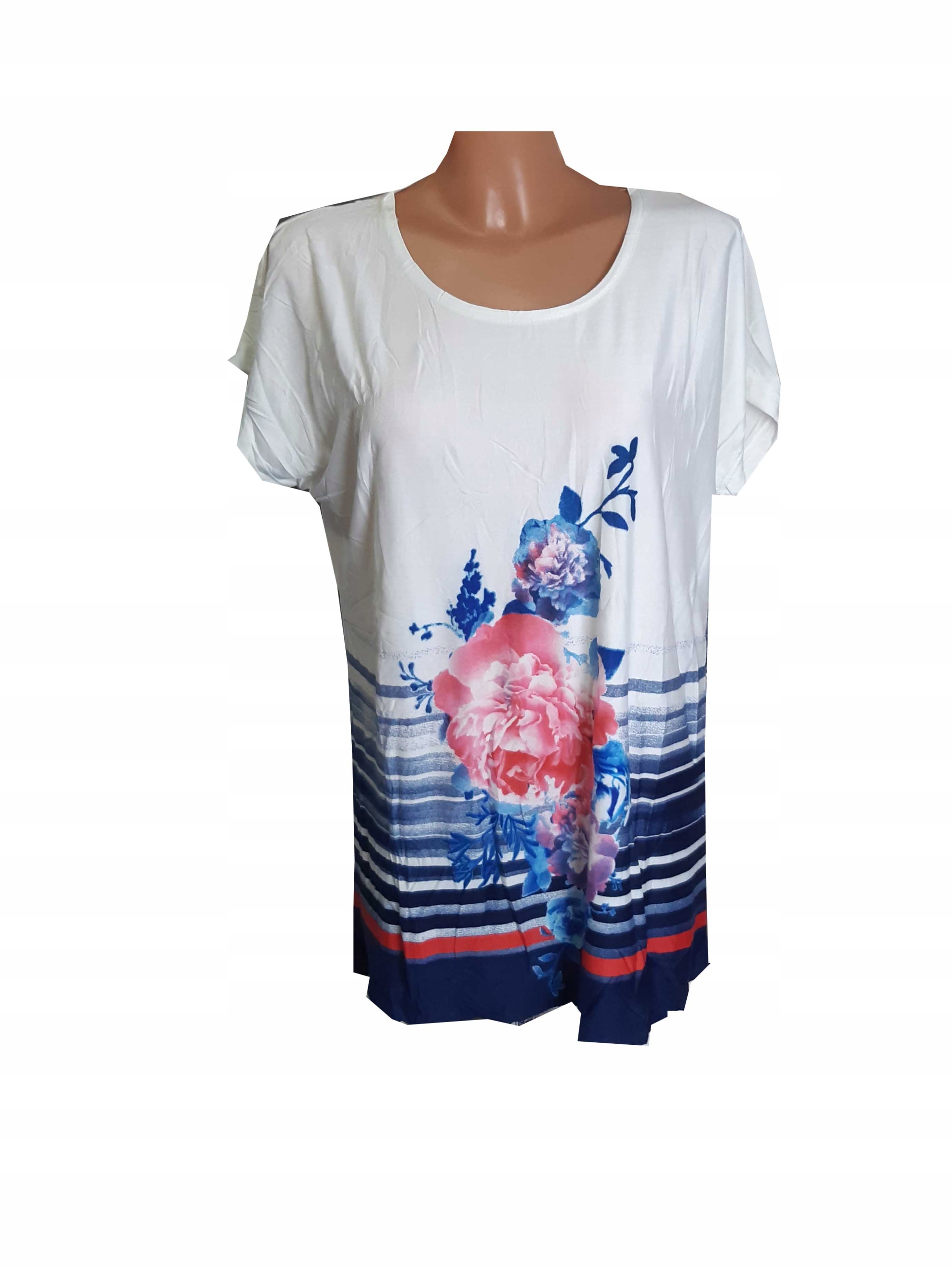 

Bluzka Tunika kwiaty kobieca wygodna XL/XXL