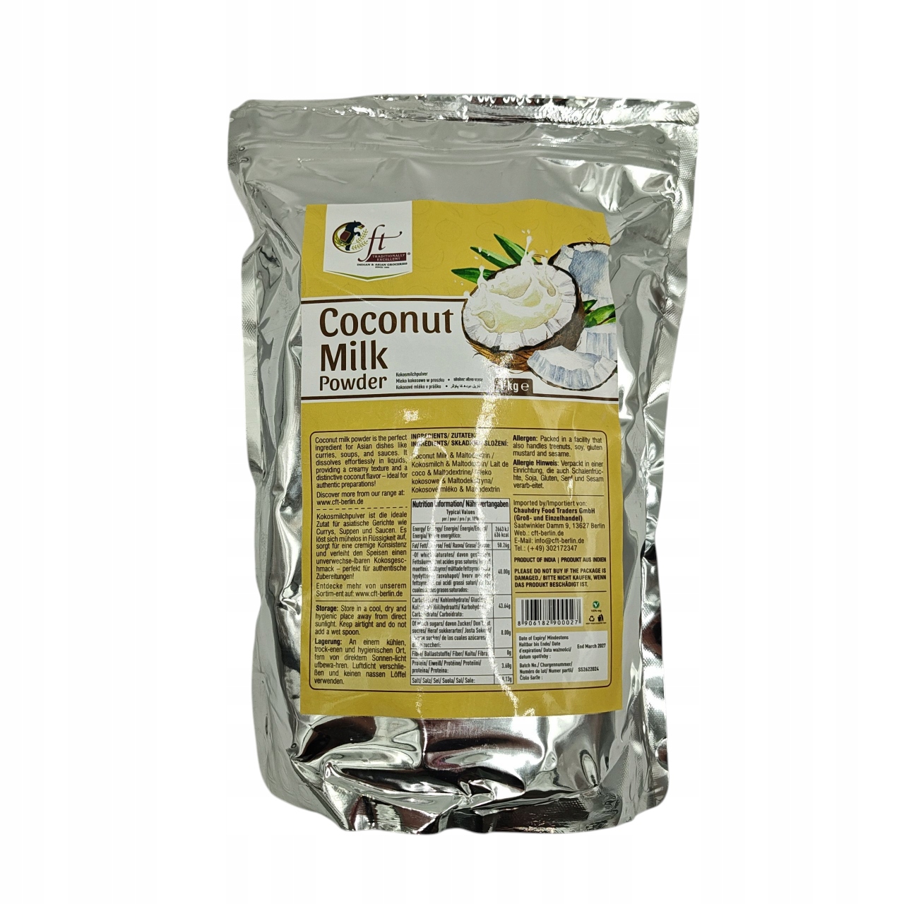 Coconut Milk Powder Mleczko Kokosowe W Proszku Ft 1kg