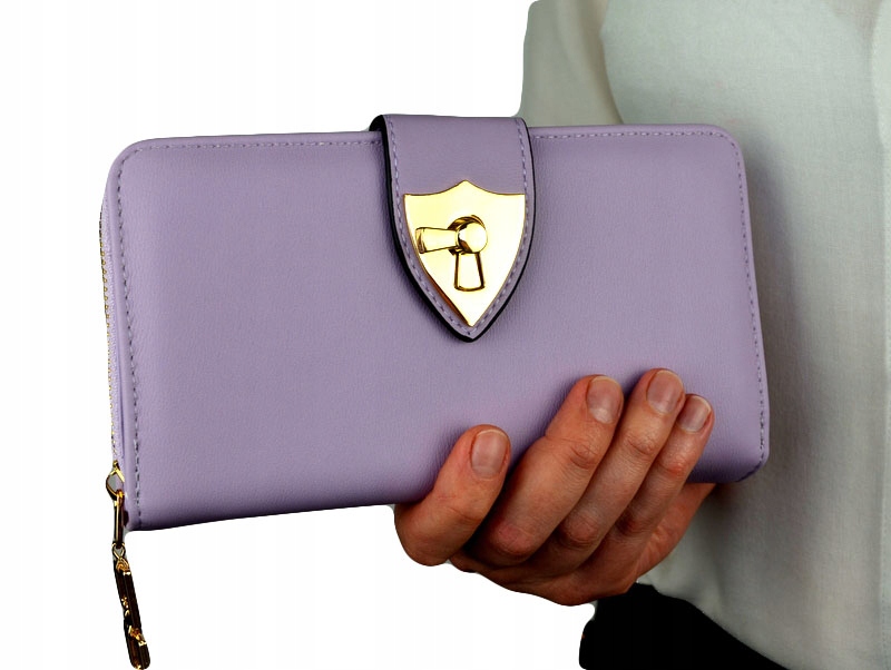 

Portfel Damski Pojemny Torebka portmonetka zamek