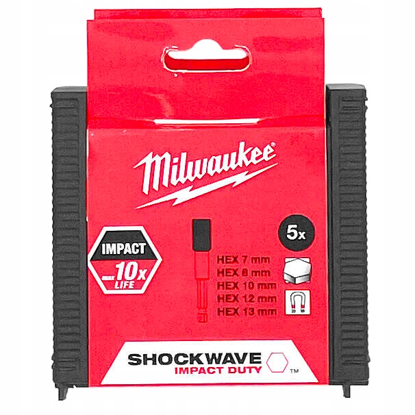 Zestaw Nasadek Magnetycznych 7-13mm 5szt Shockwave Milwaukee 4932352822