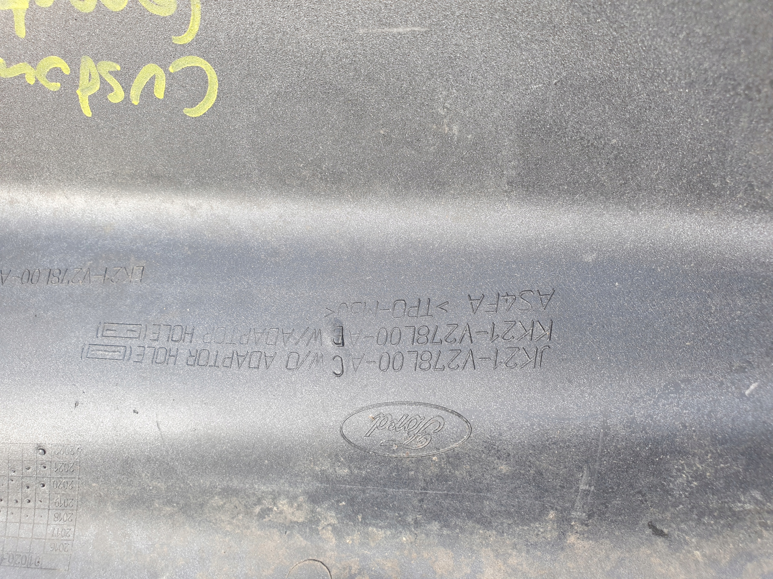 HOKEJ spoiler SPOILER kryt doplněk nárazníku předek FORD CUSTOM CONECT LF