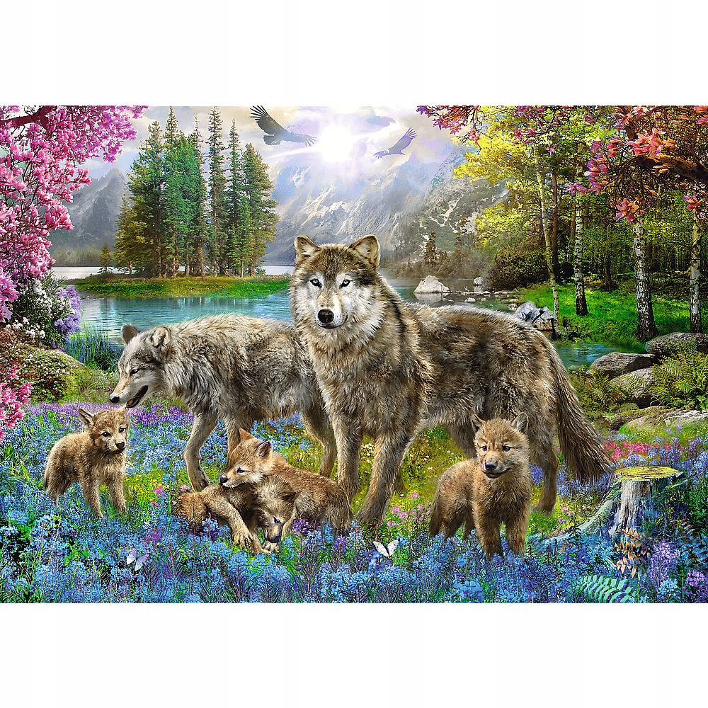 

Puzzle 1000 Układanka Zwierzęta Wilki 12+ Trefl