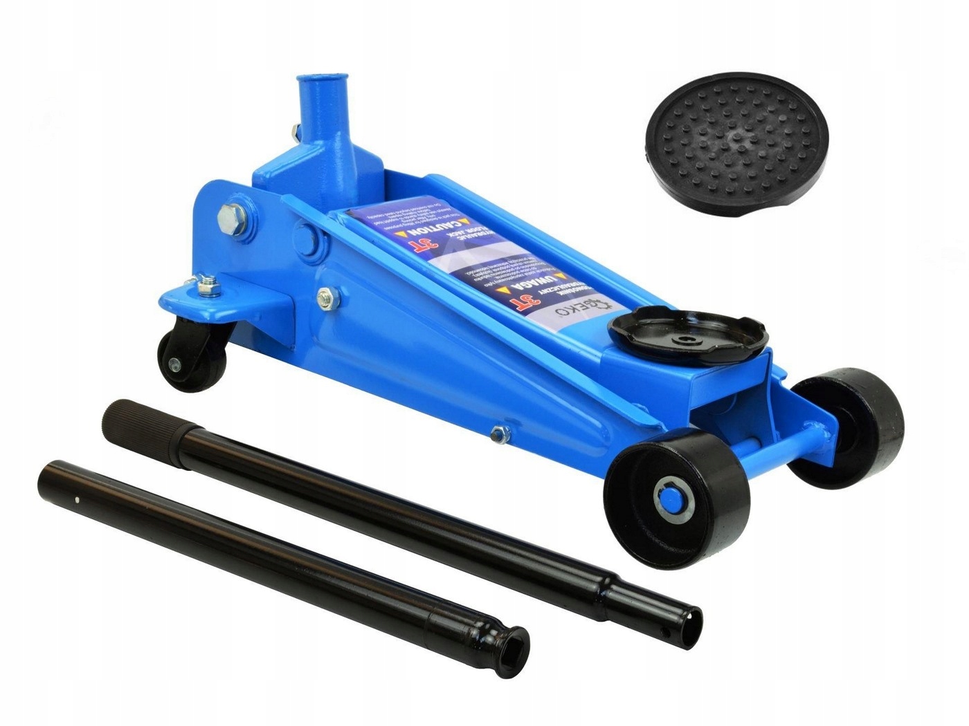 Автомобільний домкрат Geko 3 т сталь масивний 29 кг