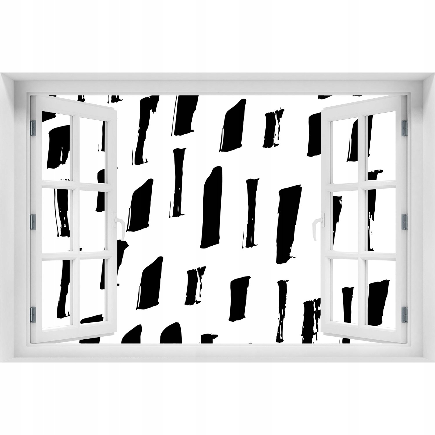 

Fototapeta Naklejka na ścianę Czarno-białe plamy